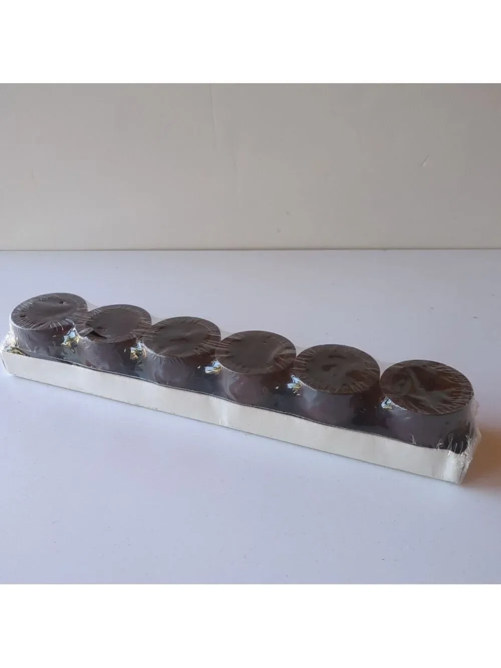 Handmade Dark Brown Wood Napkin Ring Set of 6 for Dining Wooden napkin Ring. New